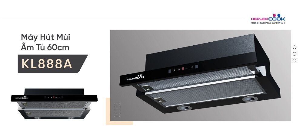 Máy hút mùi âm tủ 600mm KeplerCook KL888A