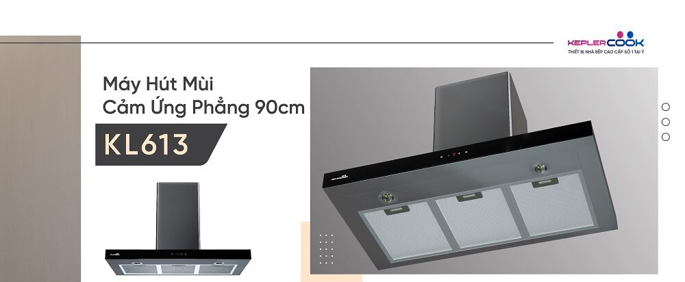Máy hút mùi Cảm Ứng Phẳng 900mm KeplerCook KL613