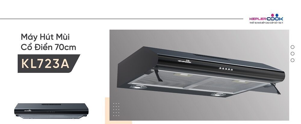 Máy hút mùi Cổ Điển KeplerCook KL723A 700mm