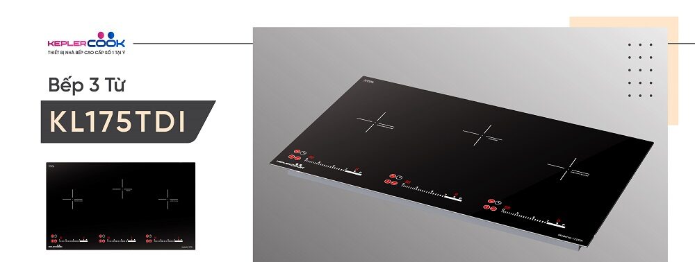 bếp 3 từ KeplerCook KL175TDi