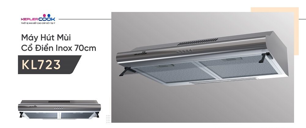 Máy hút mùi KeplerCook KL723 Kích thước 700m