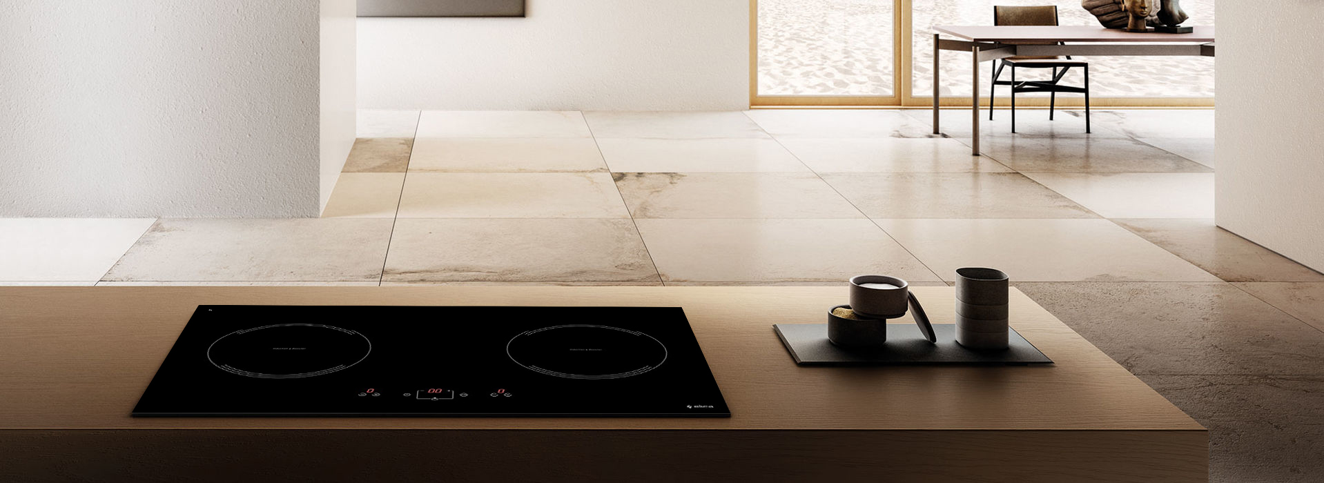 Bếp từ đôi Elica H3 – EIH7520BL