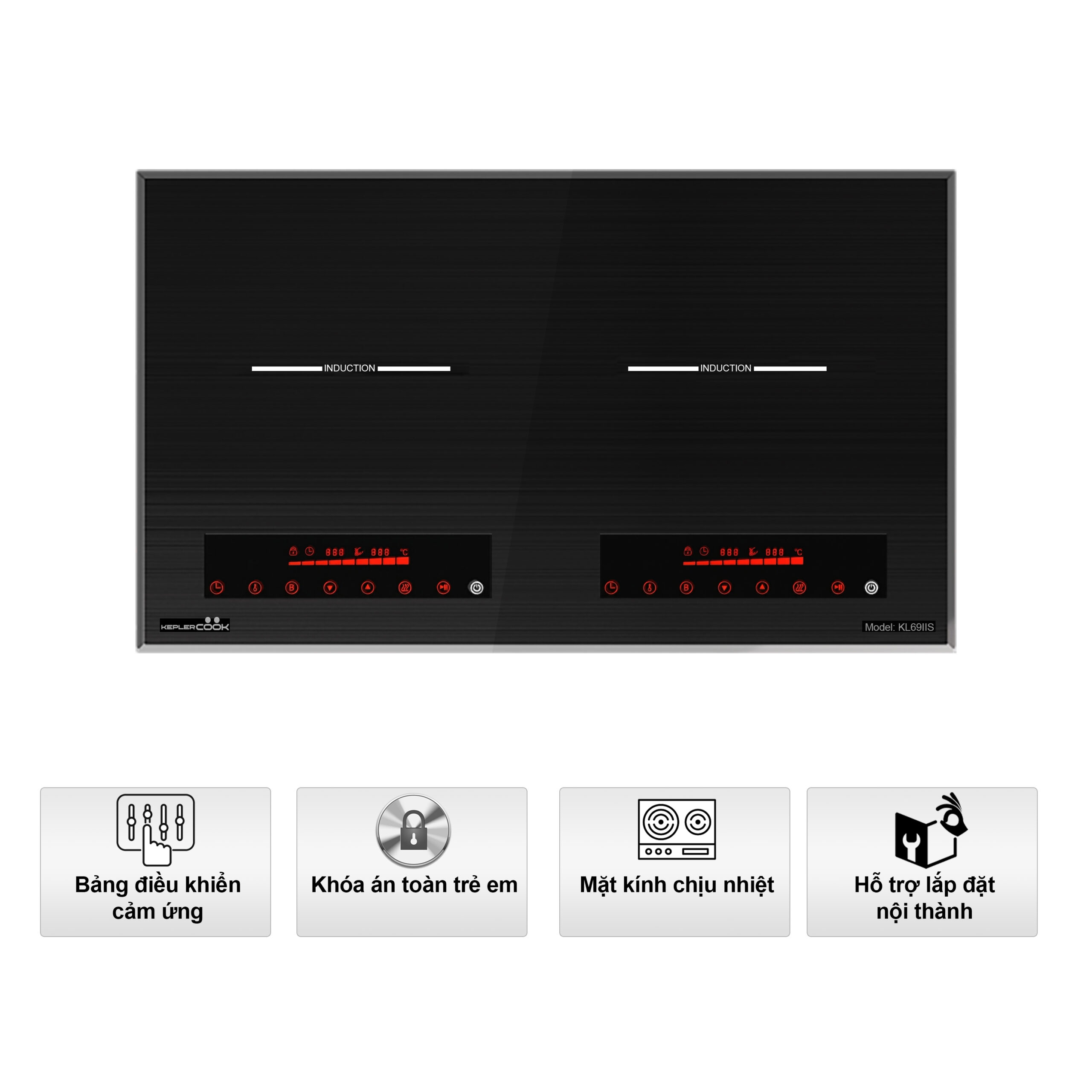 Bếp từ đôi KeplerCook KL69IIS